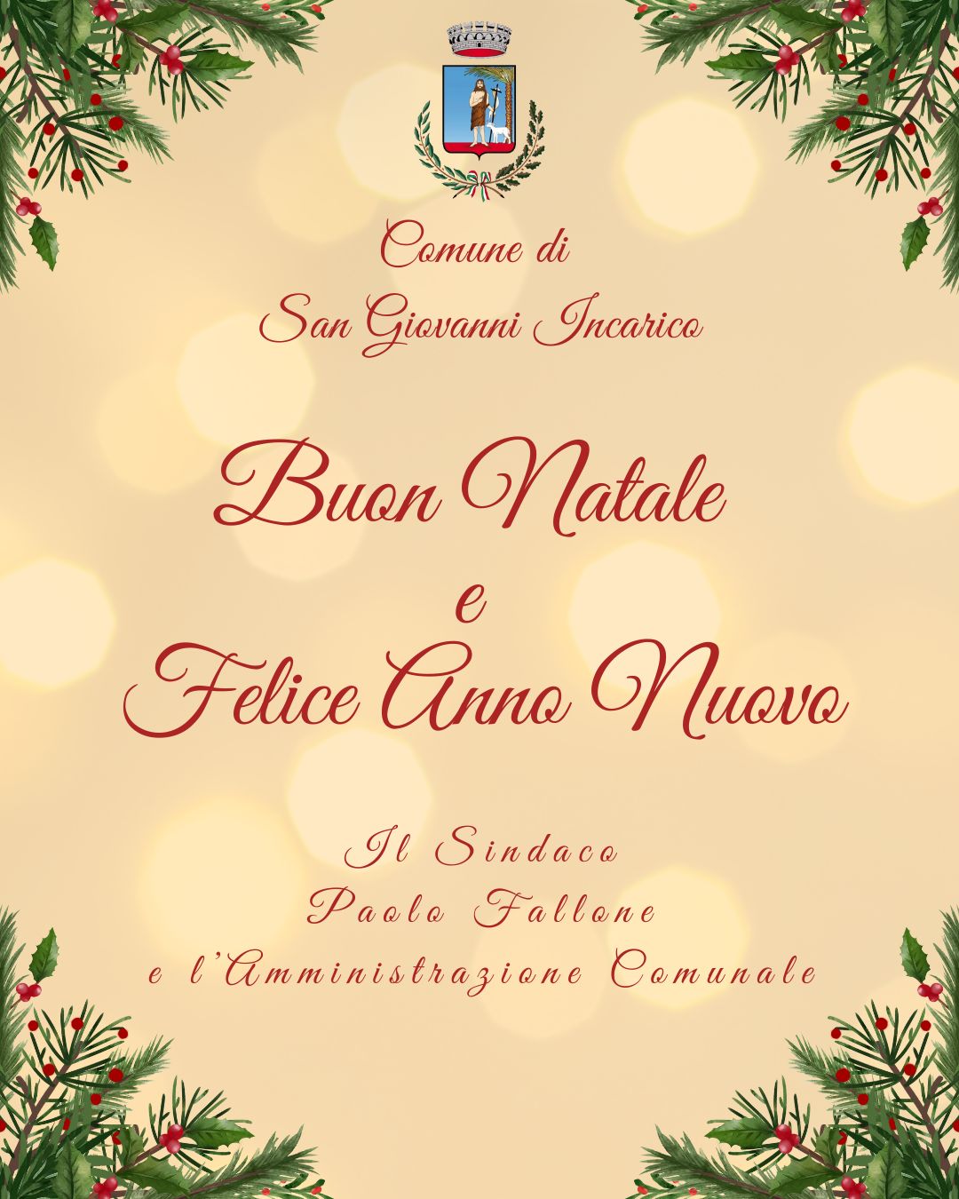 Buon Natale e Felice Anno Nuovo